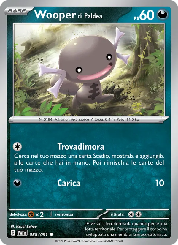 Wooper di Paldea card image