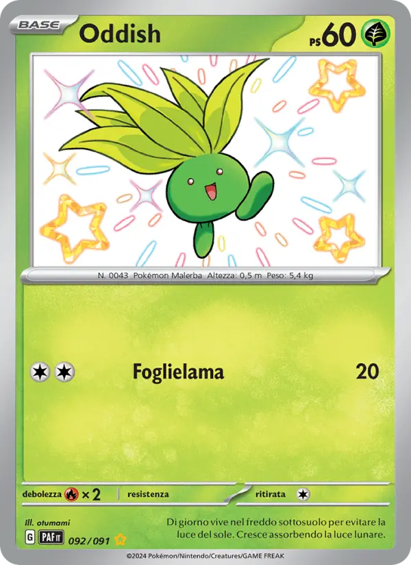 Oddish card image