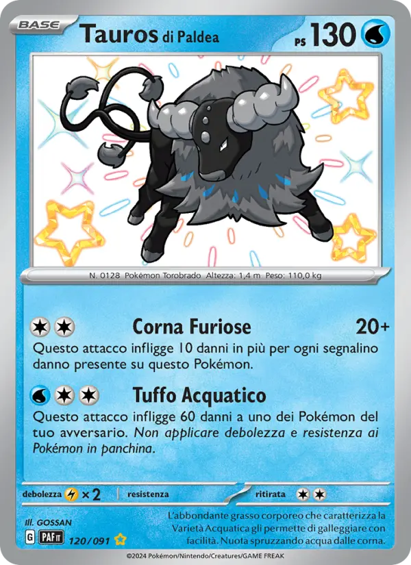 Tauros di Paldea card image