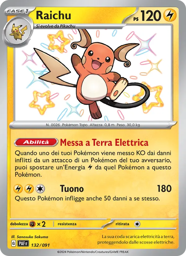 Raichu card image