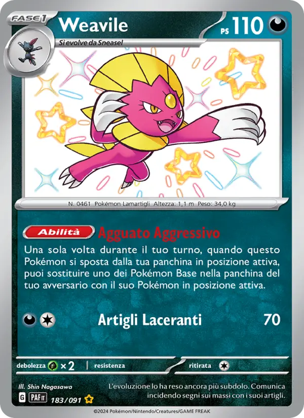Weavile card image