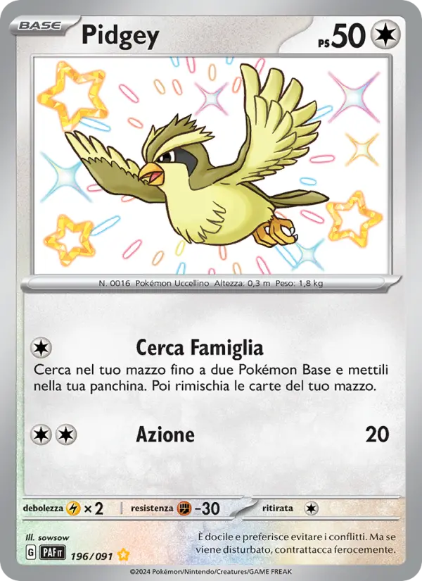 Pidgey card image