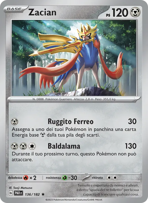 Zacian card image
