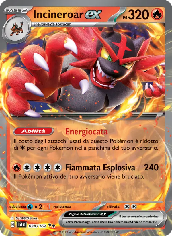 Incineroar-ex card image