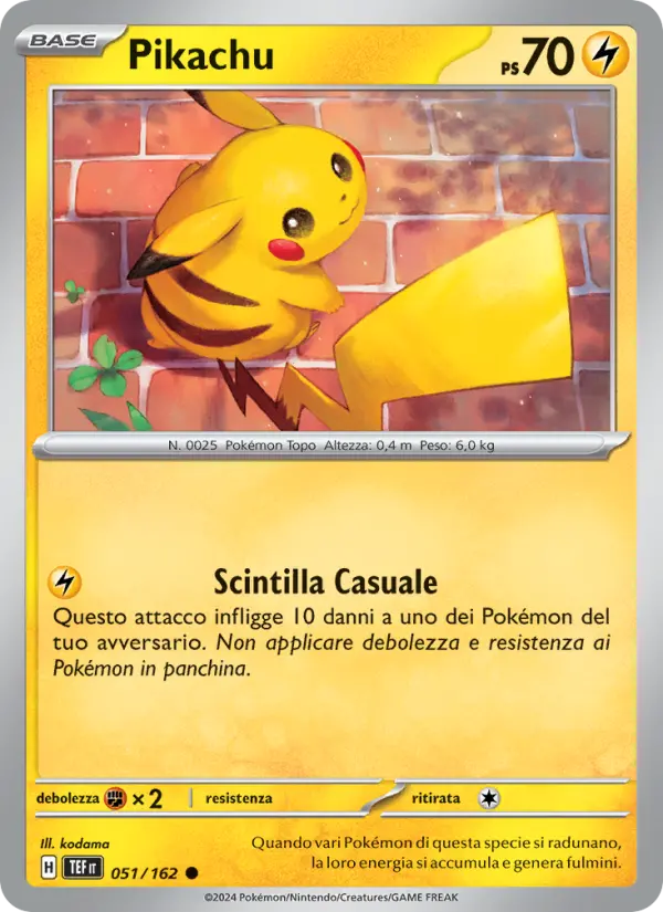 Pikachu card image