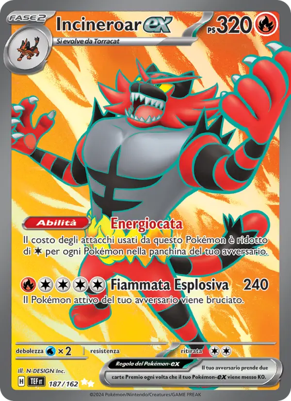 Incineroar-ex card image