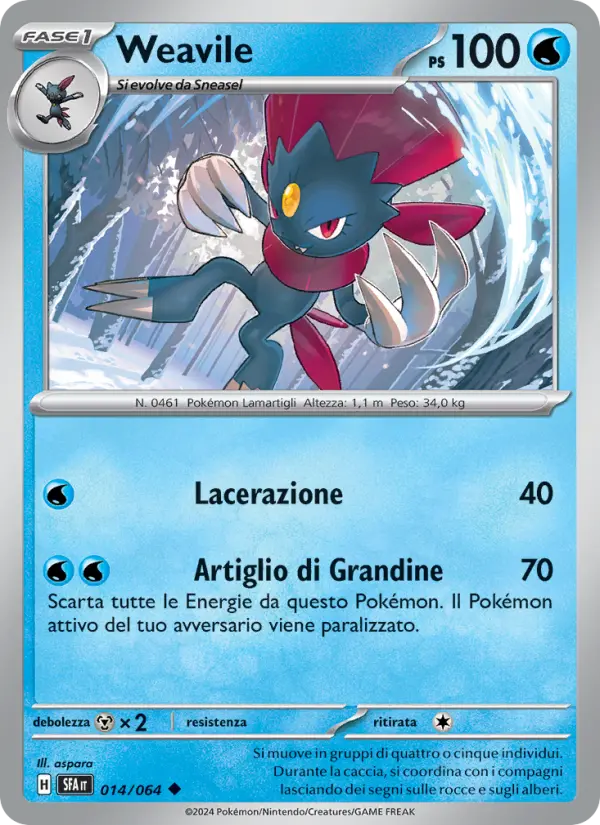 Weavile card image