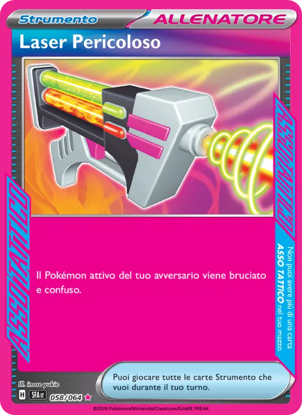 Laser Pericoloso card image