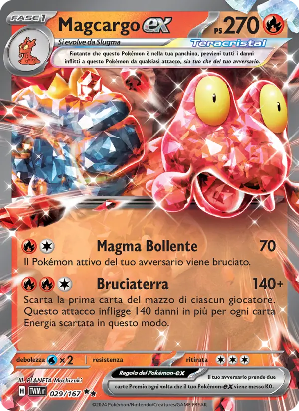 Magcargo-ex card image
