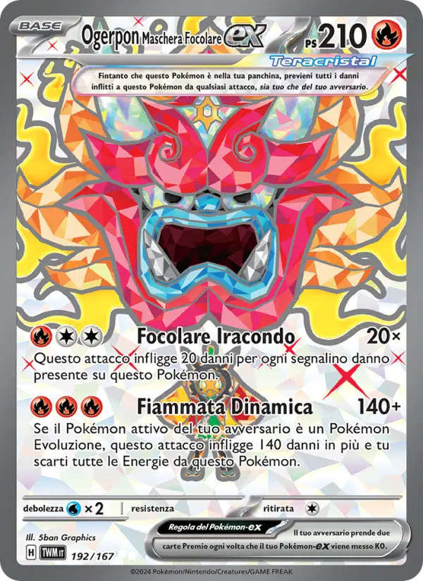 Ogerpon Maschera Focolare-ex card image
