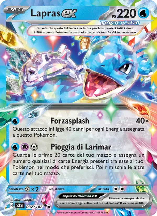 Lapras-ex card image