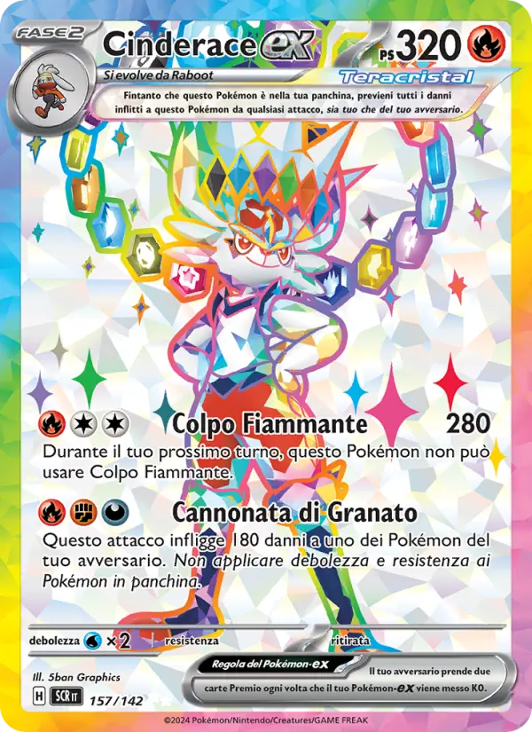 Cinderace-ex card image