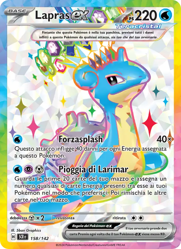 Lapras-ex card image