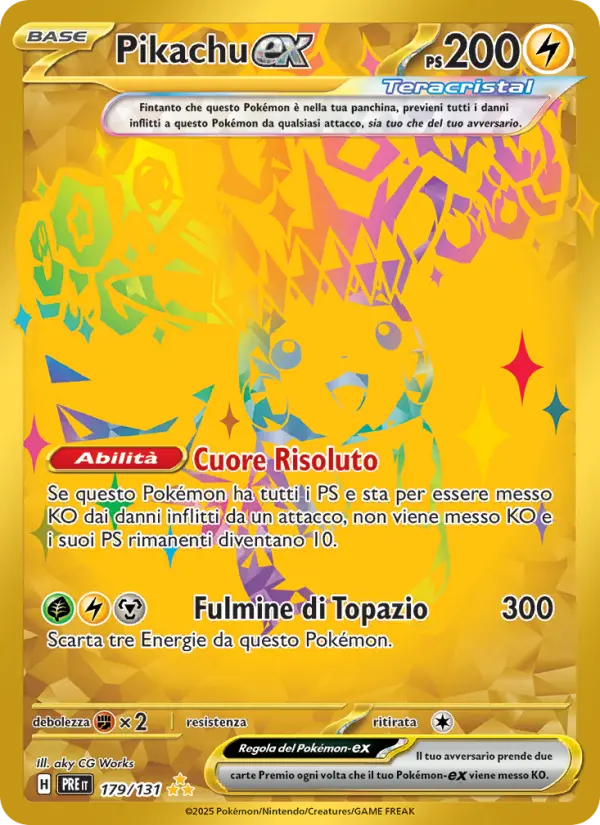 Pikachu-ex card image