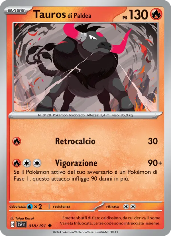 Tauros di Paldea card image