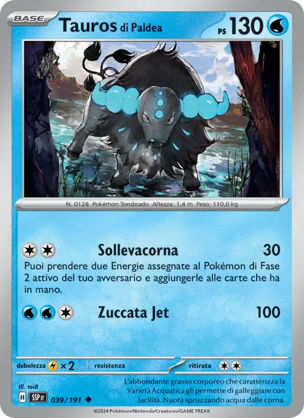 Tauros di Paldea card image
