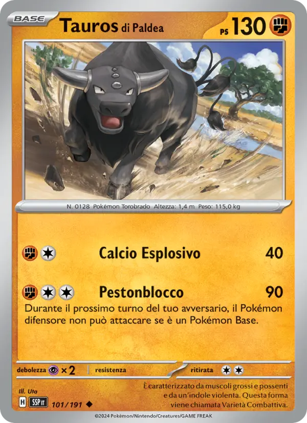 Tauros di Paldea card image