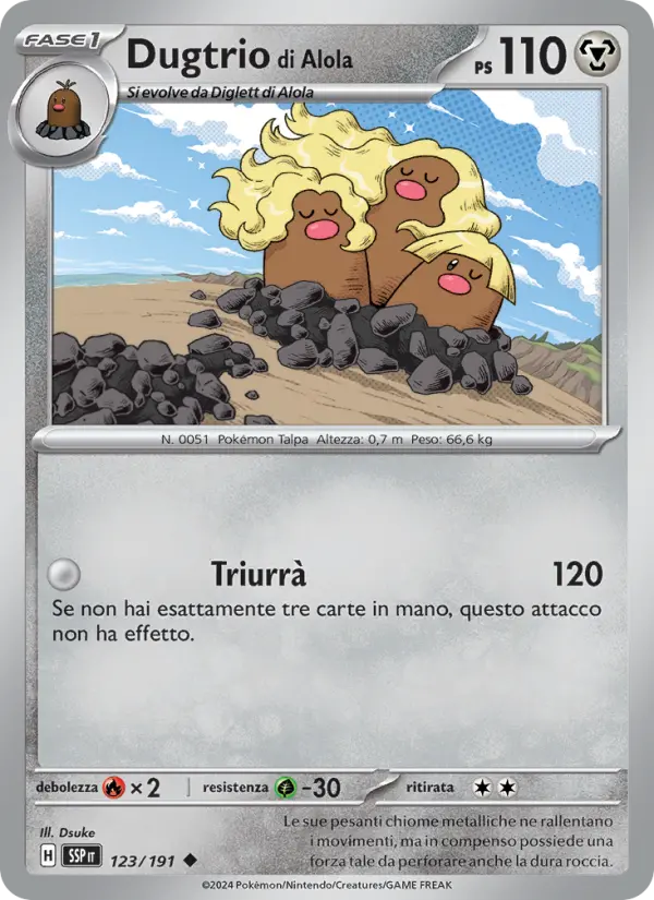 Dugtrio di Alola card image