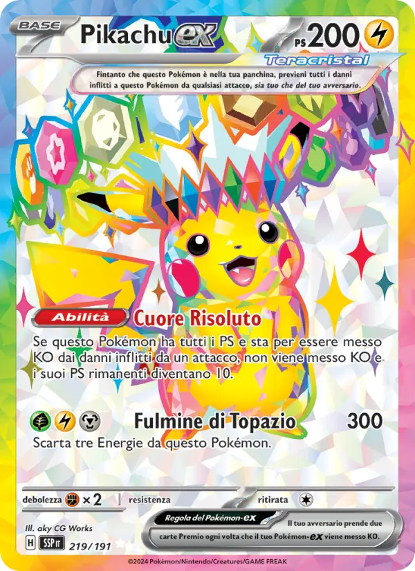 Pikachu-ex card image