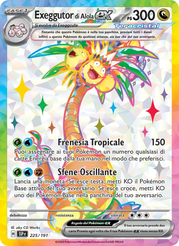 Exeggutor di Alola-ex card image