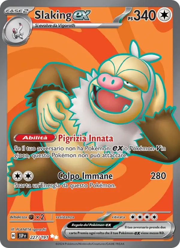 Slaking-ex card image