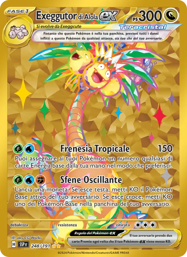 Exeggutor di Alola-ex card image