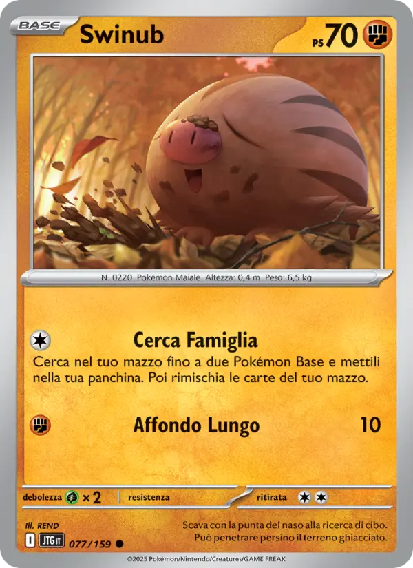 Swinub card image