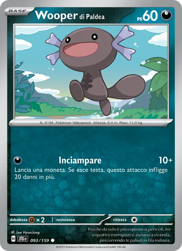 Wooper di Paldea card image