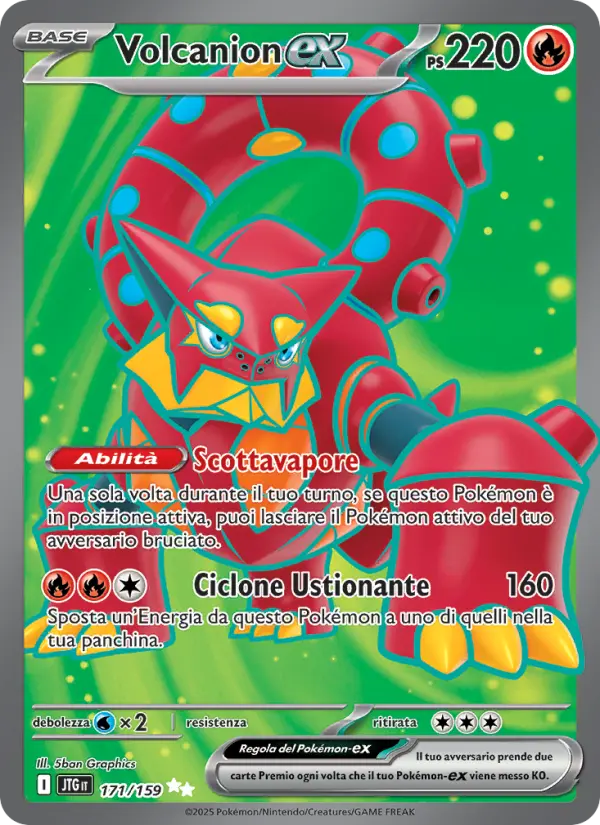 Volcanion-ex card image