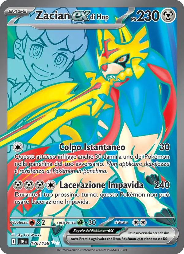 Zacian-ex di Hop card image