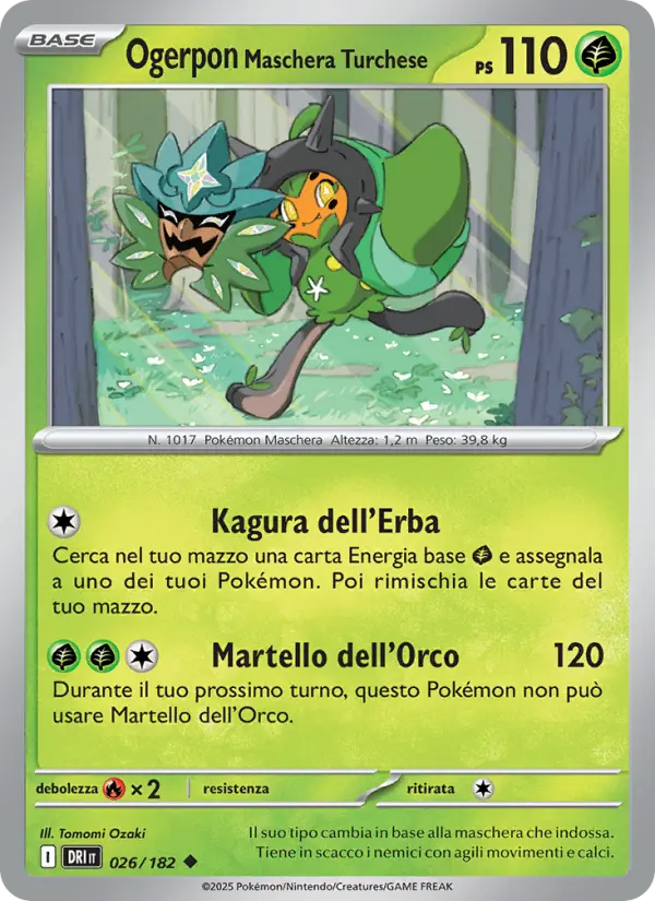 Ogerpon Maschera Turchese card image