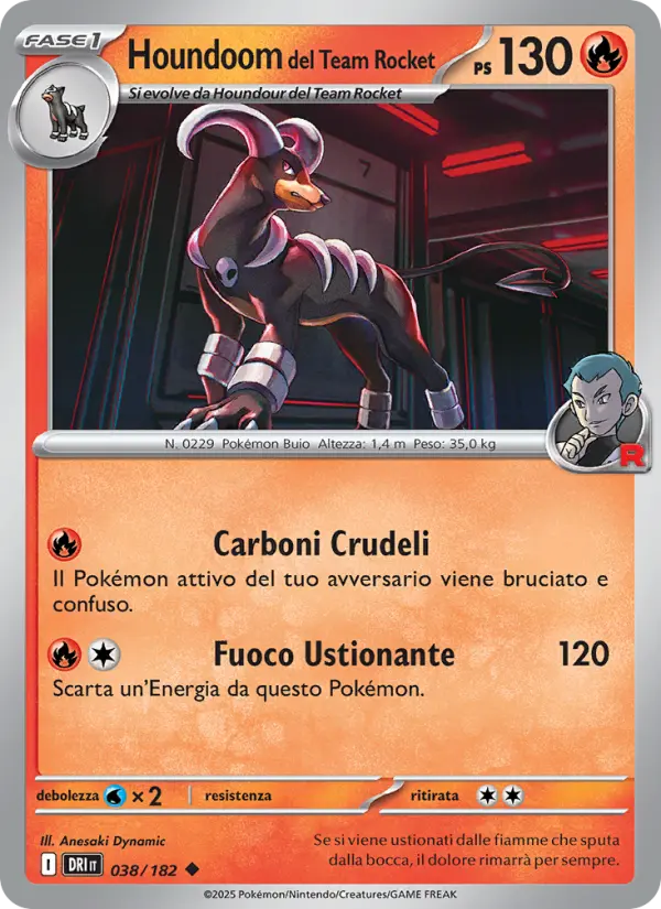 Houndoom del Team Rocket card image