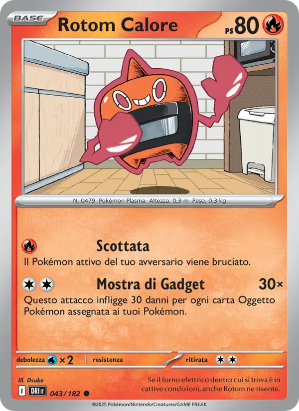 Rotom Calore card image