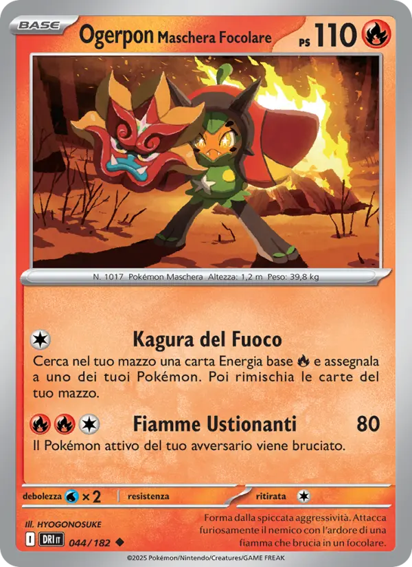 Ogerpon Maschera Focolare card image