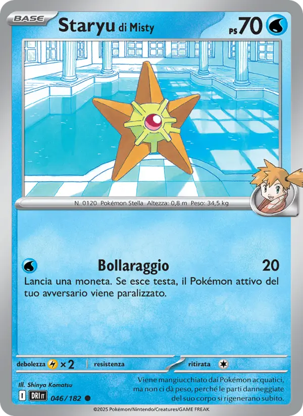 Staryu di Misty card image