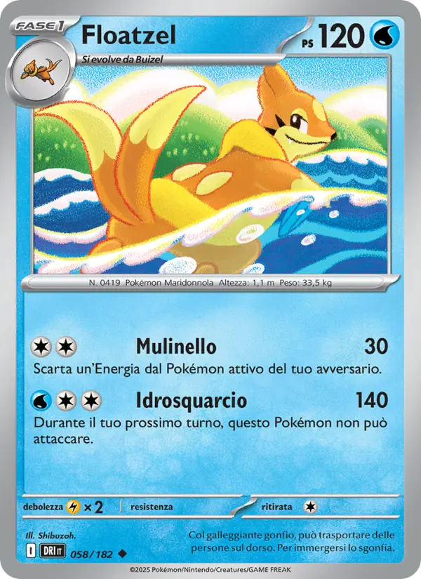 Floatzel card image