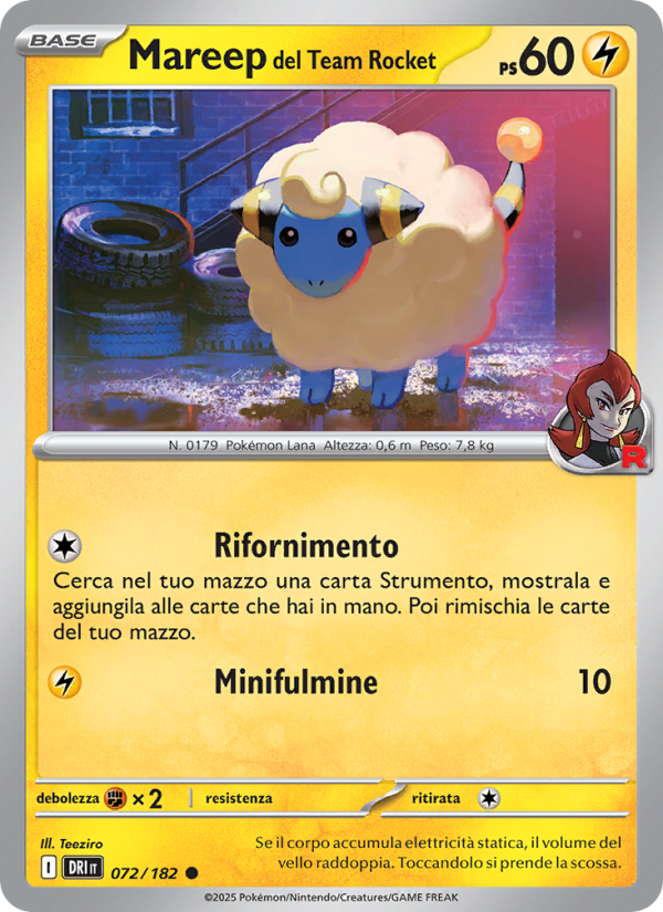 Mareep del Team Rocket