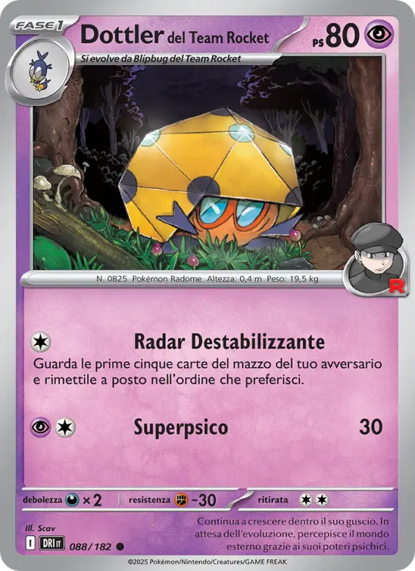 Dottler del Team Rocket card image