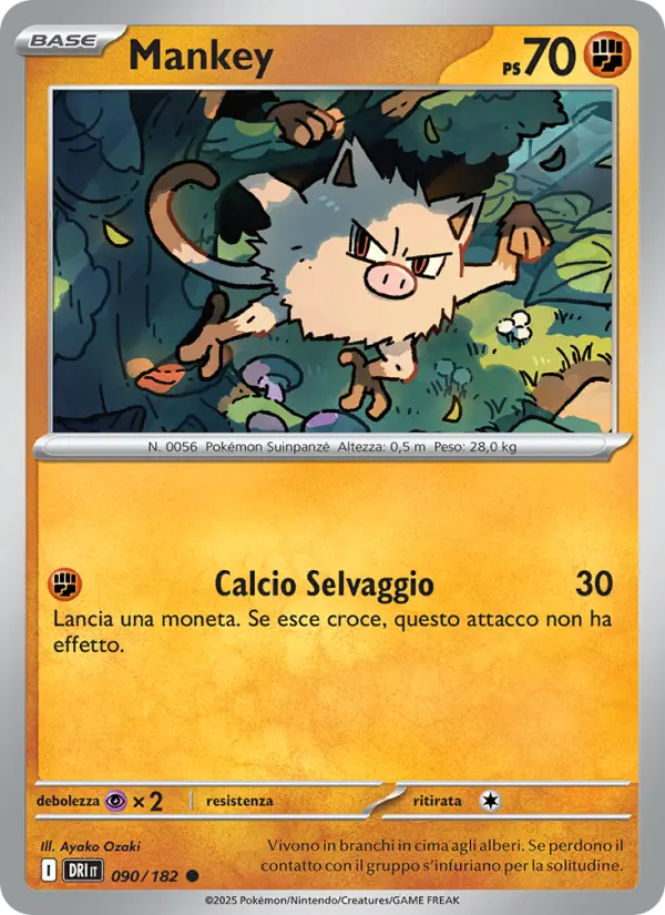 Mankey card image