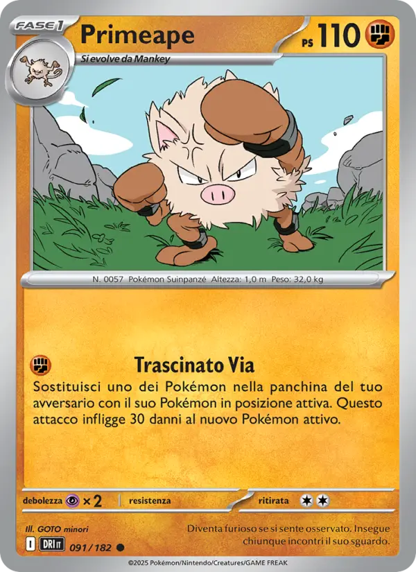 Primeape card image