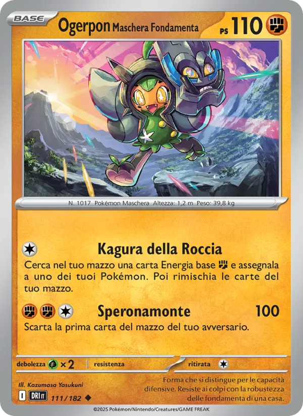 Ogerpon Maschera Fondamenta card image