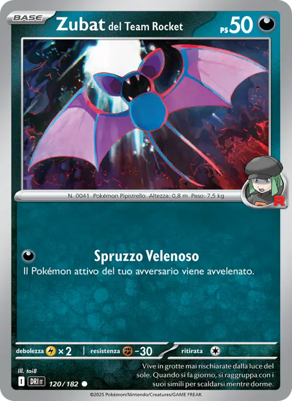Zubat del Team Rocket card image