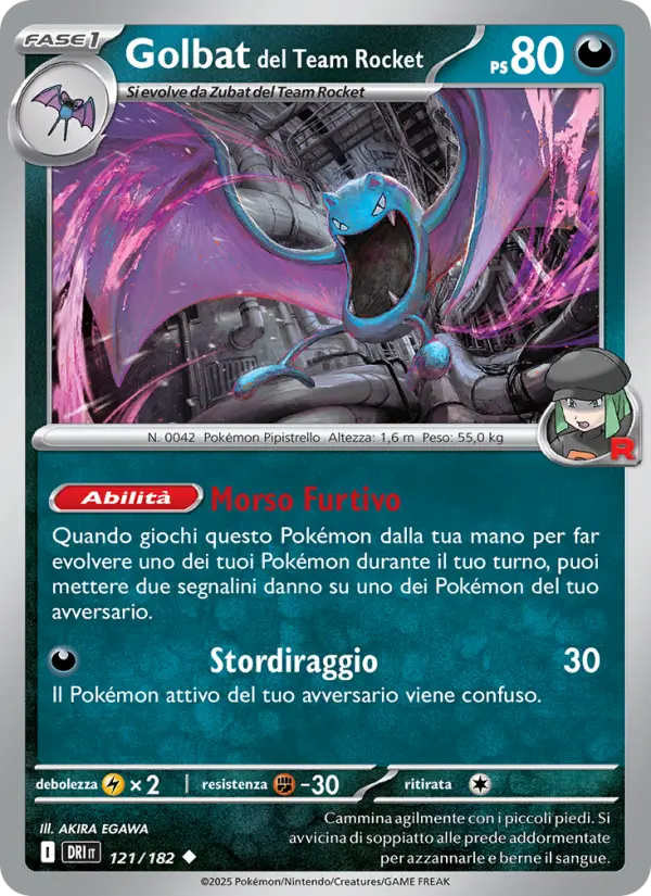 Golbat del Team Rocket card image
