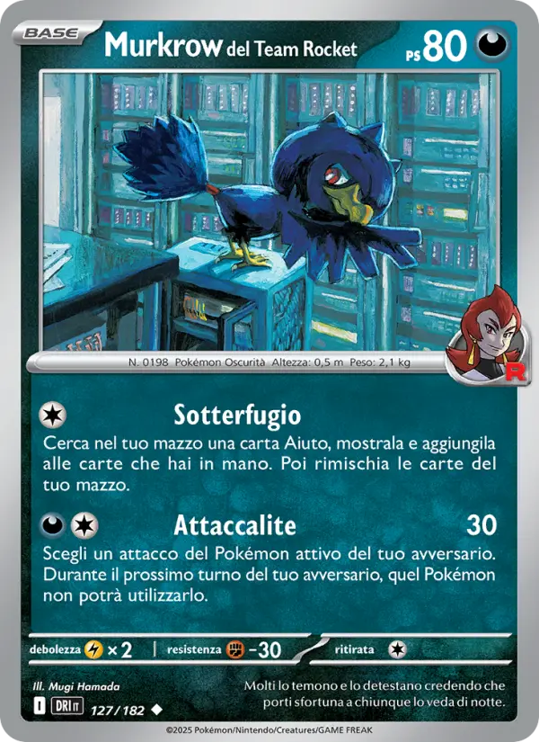 Murkrow del Team Rocket card image