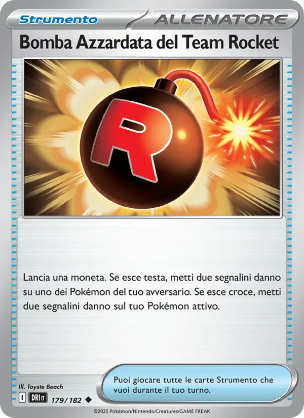 Bomba Azzardata del Team Rocket card image