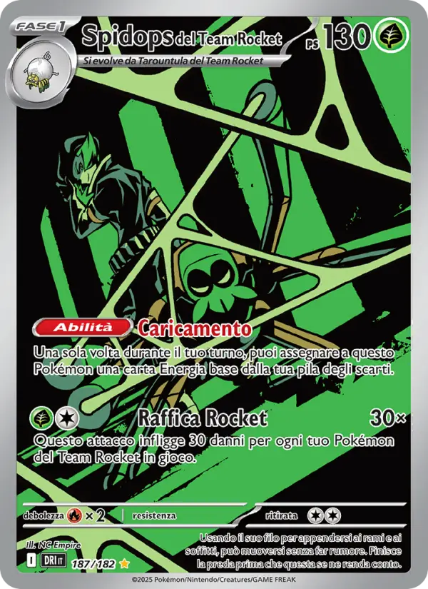 Spidops del Team Rocket card image