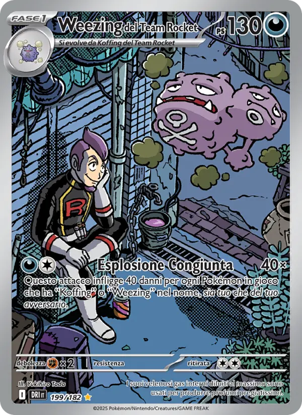 Weezing del Team Rocket card image