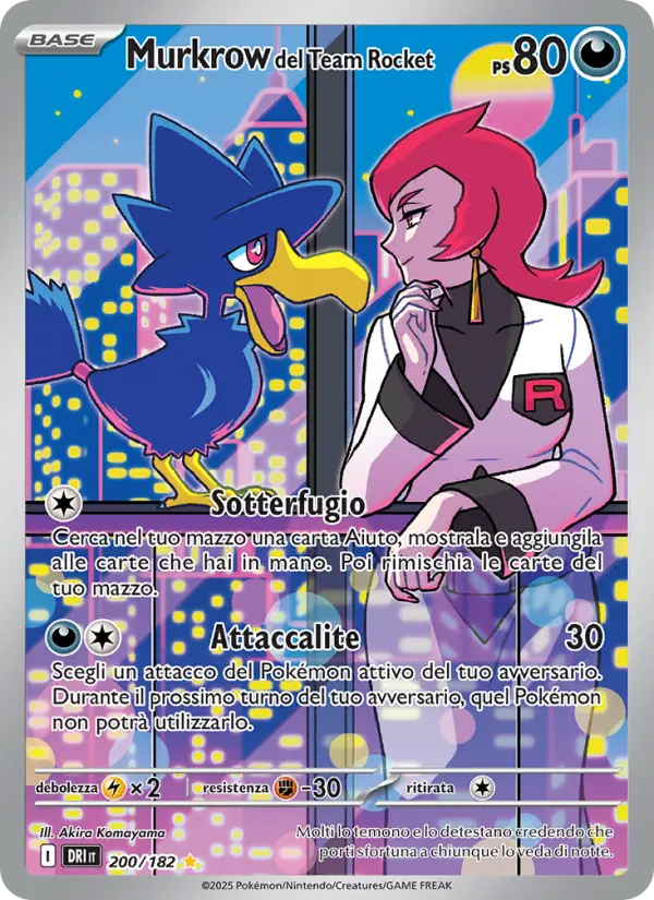 Murkrow del Team Rocket card image