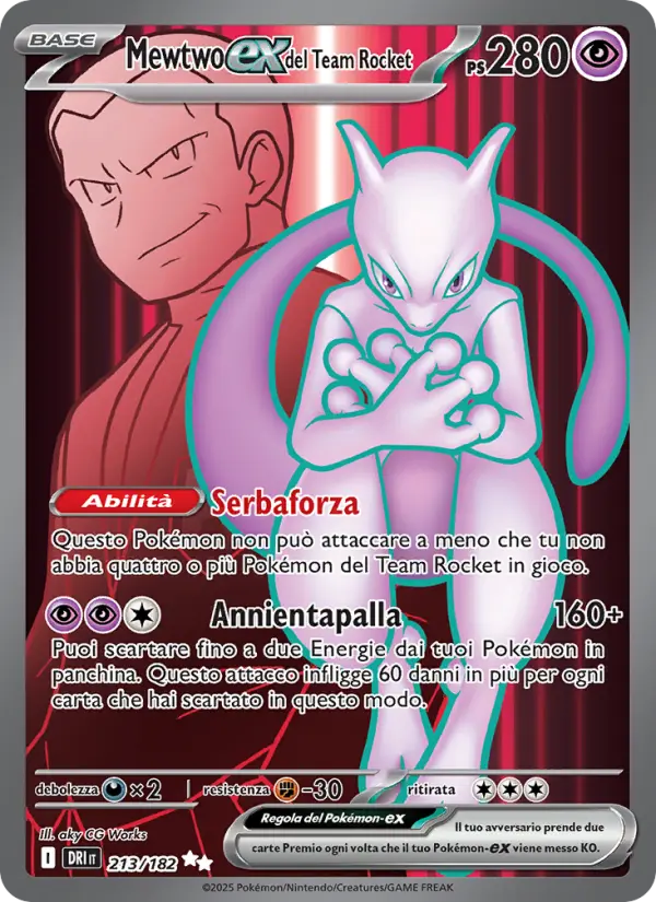 Mewtwo-ex del Team Rocket card image