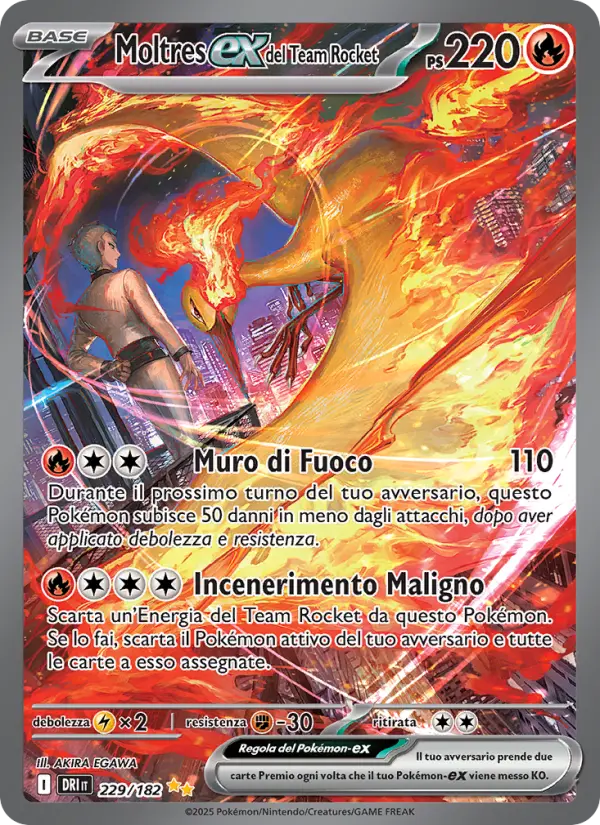 Moltres-ex del Team Rocket card image